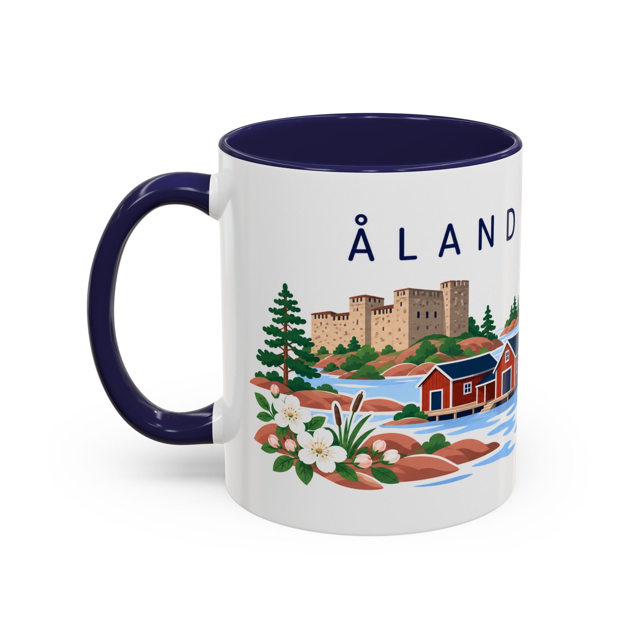 Åland Islands Coffee Mug | Travel Souvenir Accent Mug | Country Gift Ceramic Cup 11oz 15oz