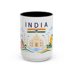 India Coffee Mug | Travel Souvenir Accent Mug | Country Gift Ceramic Cup 11oz 15oz
