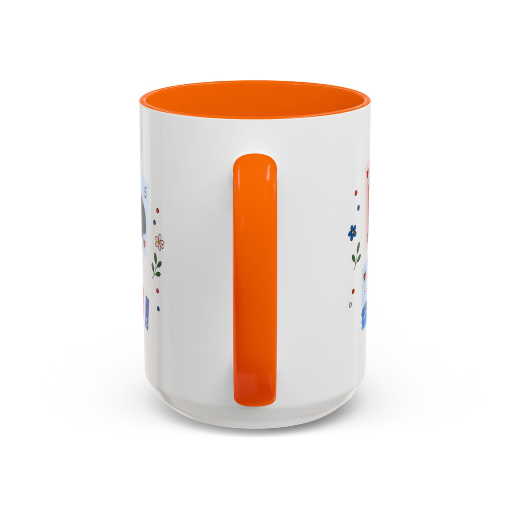 Boston Coffee Mug | Postage Stamp Collage Mug | Travel Souvenir Accent Cup 11oz 15oz