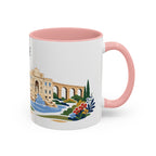 Rome Coffee Mug | Italy Travel Souvenir | Porcelain Decal City Gift | 11oz 15oz Accent Mug