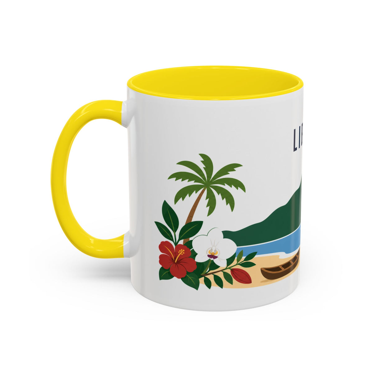 Liberia Coffee Mug | Travel Souvenir Accent Mug | Country Gift Ceramic Cup 11oz 15oz