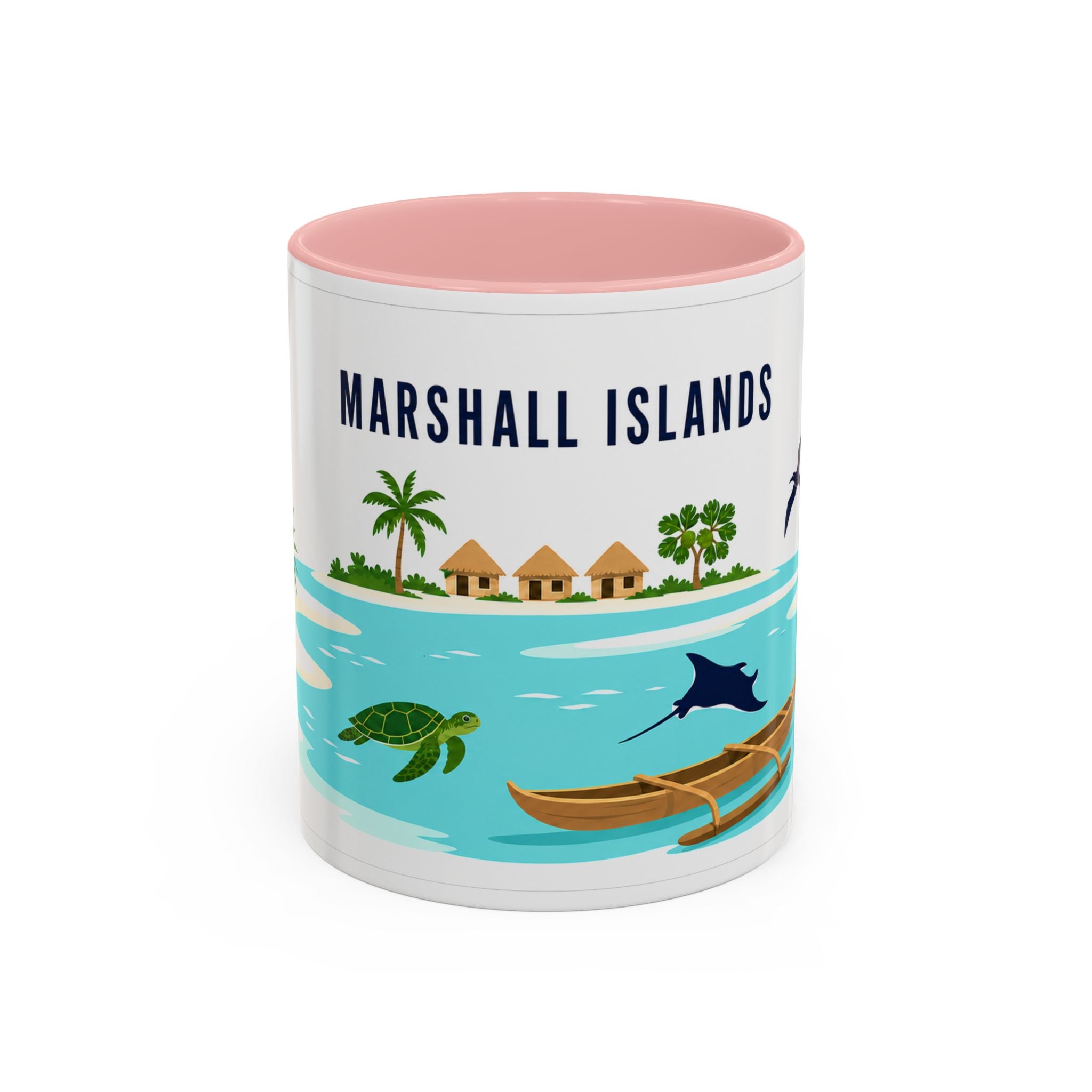 Marshall Islands Coffee Mug | Travel Souvenir Accent Mug | Country Gift Ceramic Cup 11oz 15oz