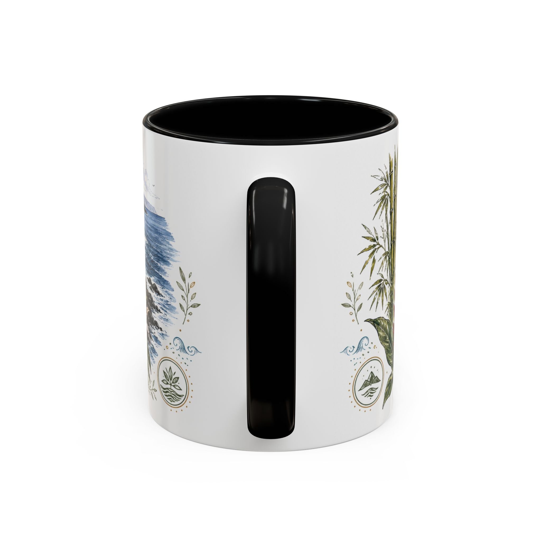 Road to Hana Mug, Maui Travel Souvenir, Bucket List Gift, Accent Ceramic Coffee Mug 11oz 15oz