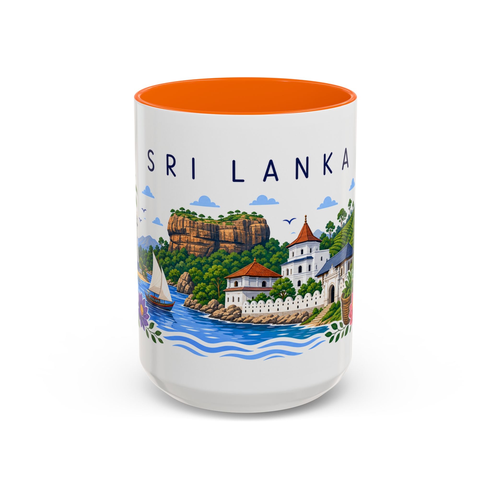 Sri Lanka Coffee Mug | Travel Souvenir Accent Mug | Place Gift Ceramic Cup 11oz 15oz