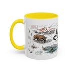 Lake Clark National Park Coffee Mug | Alaska Fly-in Wilderness Adventure Gift | Accent Color Ceramic 11oz 15oz
