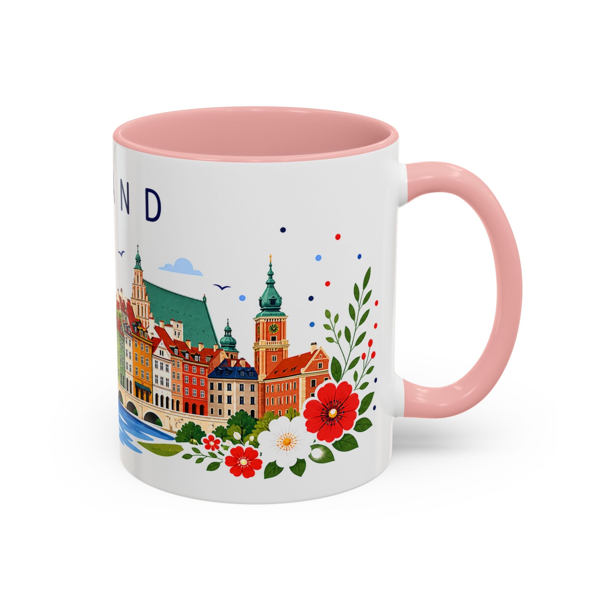 Poland Coffee Mug | Travel Souvenir Accent Mug | Place Gift Ceramic Cup 11oz 15oz