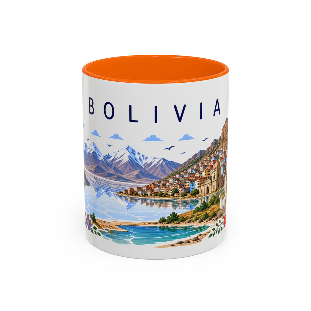 Bolivia Coffee Mug | Travel Souvenir Accent Mug | Place Gift Ceramic Cup 11oz 15oz