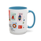 Istanbul Coffee Mug | Postage Stamp Collage Mug | Travel Souvenir Accent Cup 11oz 15oz