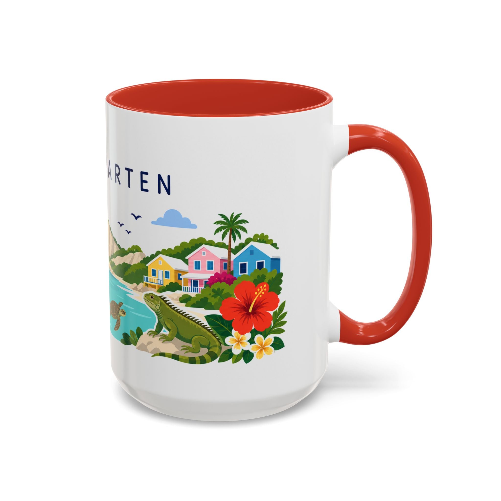 Sint Maarten Coffee Mug | Travel Souvenir Accent Mug | Country Gift Ceramic Cup 11oz 15oz