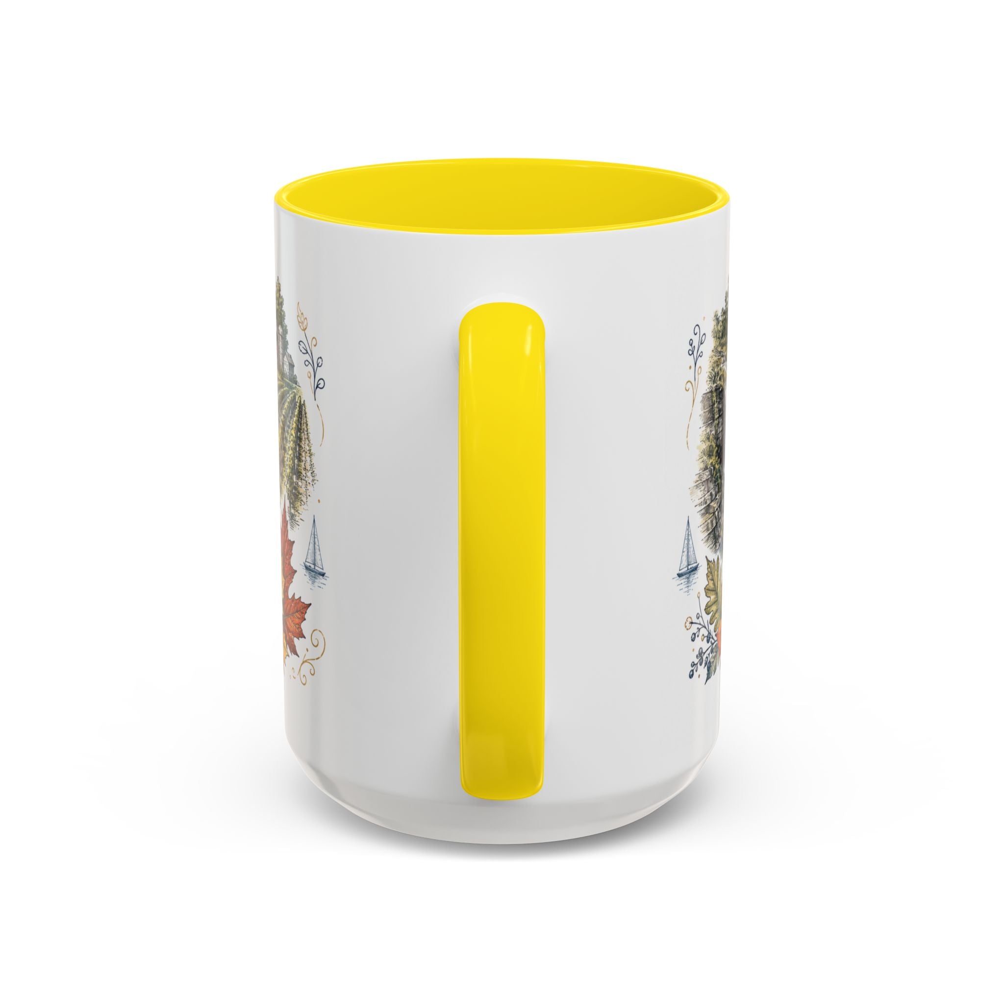 Finger Lakes Mug, New York Travel Souvenir, Bucket List Gift, Accent Ceramic Coffee Mug 11oz 15oz