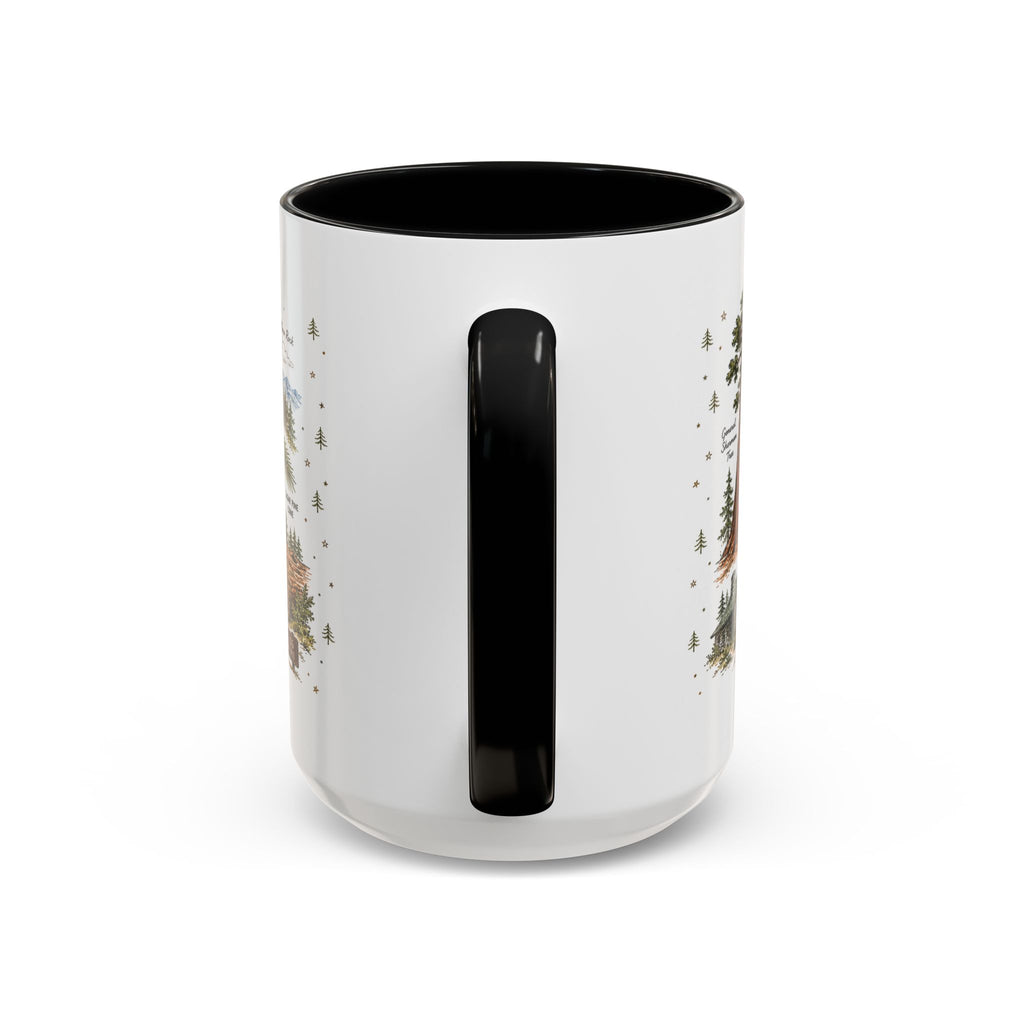 Sequoia Coffee Mug | National Park Hiking California Gift | Accent Color Ceramic 11oz 15oz