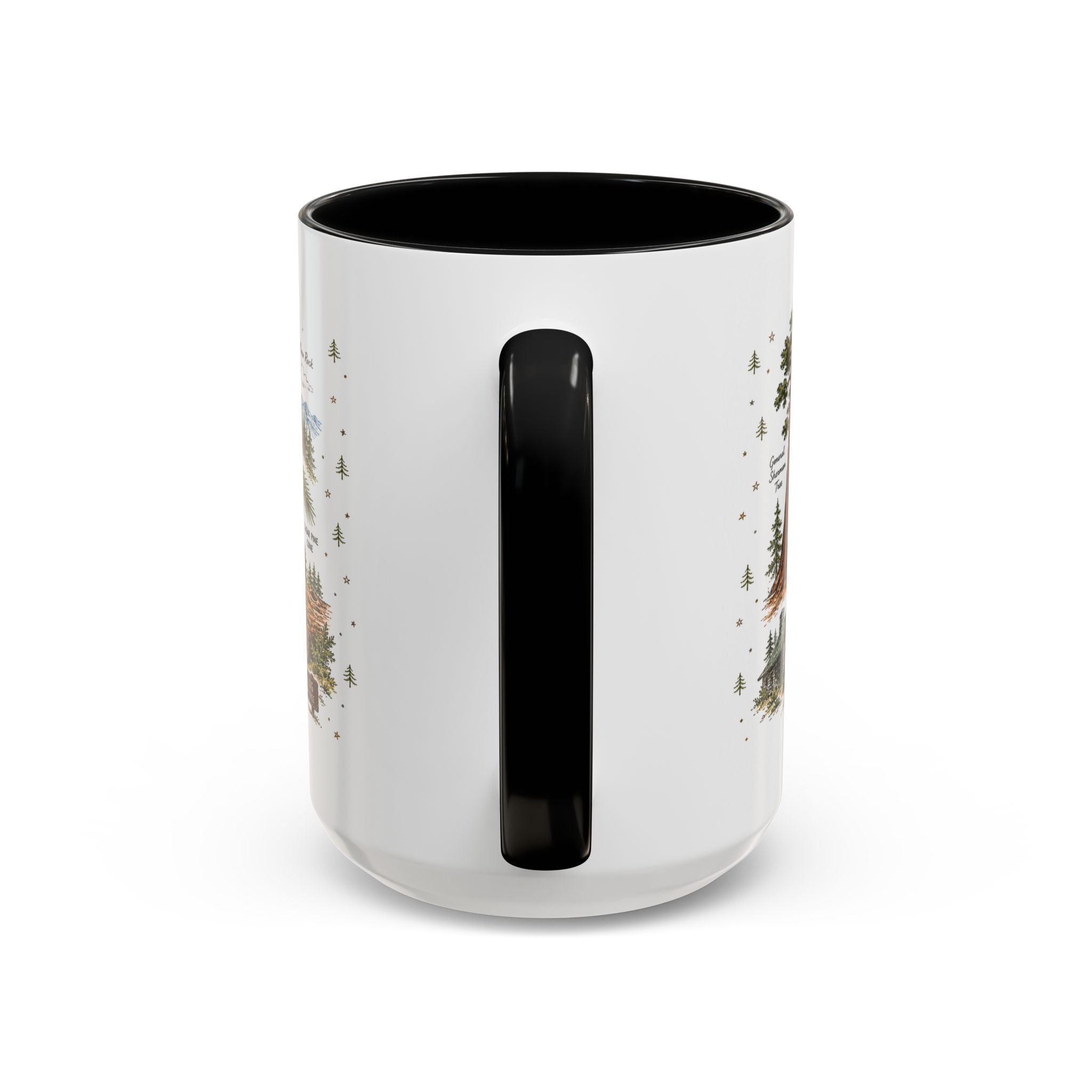Sequoia Coffee Mug | National Park Hiking California Gift | Accent Color Ceramic 11oz 15oz