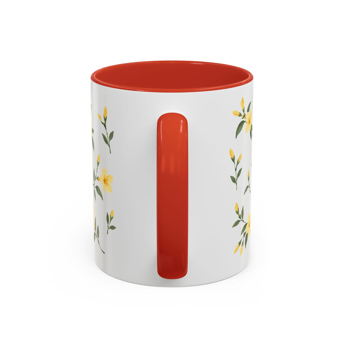 South Carolina Yellow Jessamine Mug, State Flower Floral Coffee Cup, 11oz Botanical Gift