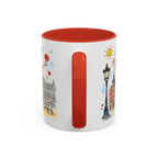 Madrid Travel Mug | European City Souvenir Accent Coffee Mug | 11oz 15oz Ceramic Cup
