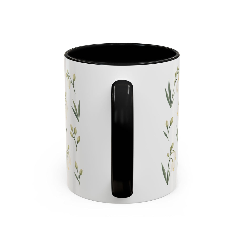 New Mexico Yucca Flower Mug, State Flower Floral Coffee Cup, 11oz Botanical Gift