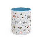 New Orleans Christmas Mug | Watercolor City Souvenir, Travel Gift (11oz/15oz)
