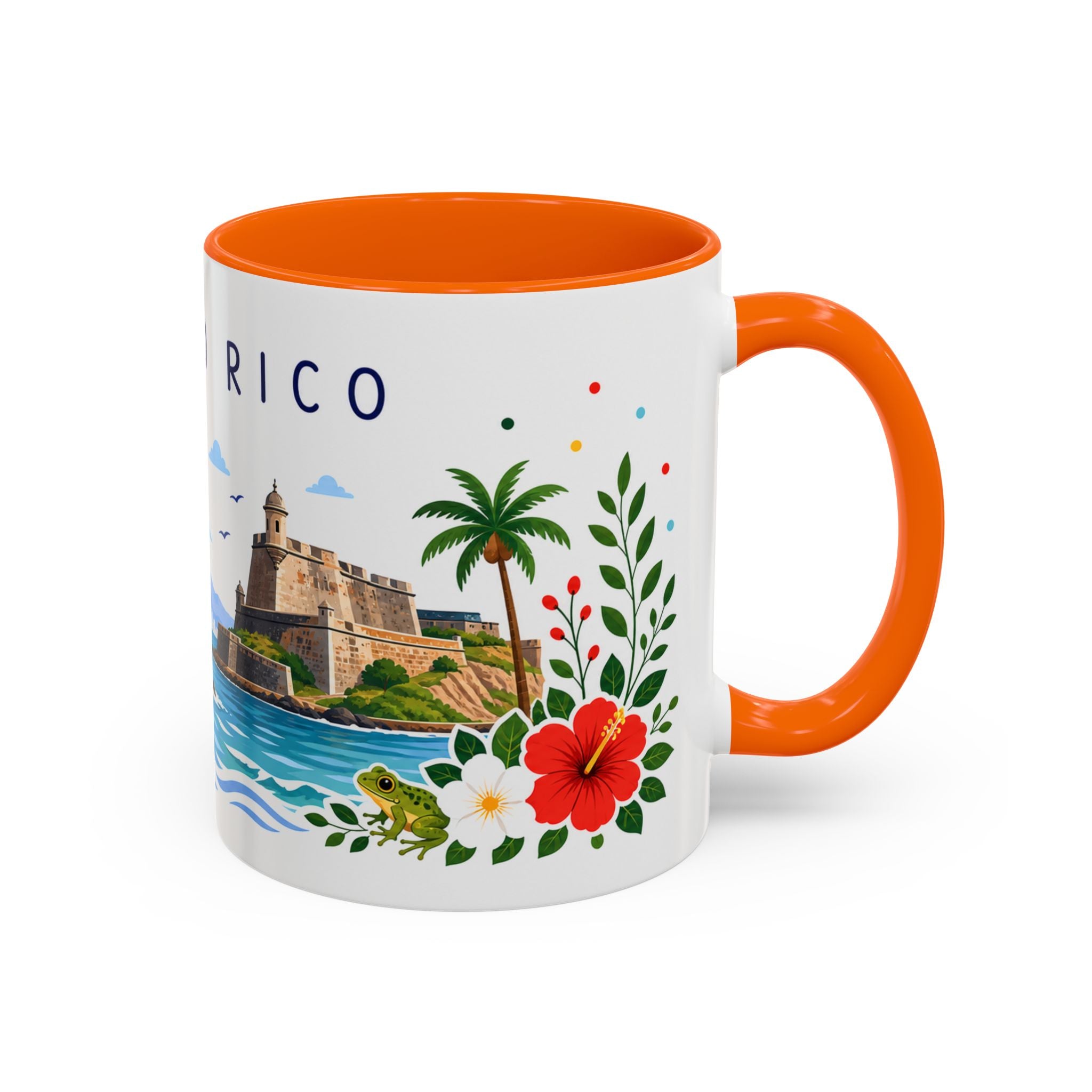 Puerto Rico Coffee Mug | Travel Souvenir Accent Mug | Place Gift Ceramic Cup 11oz 15oz