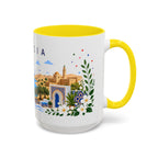 Tunisia Coffee Mug | Travel Souvenir Accent Mug | Place Gift Ceramic Cup 11oz 15oz