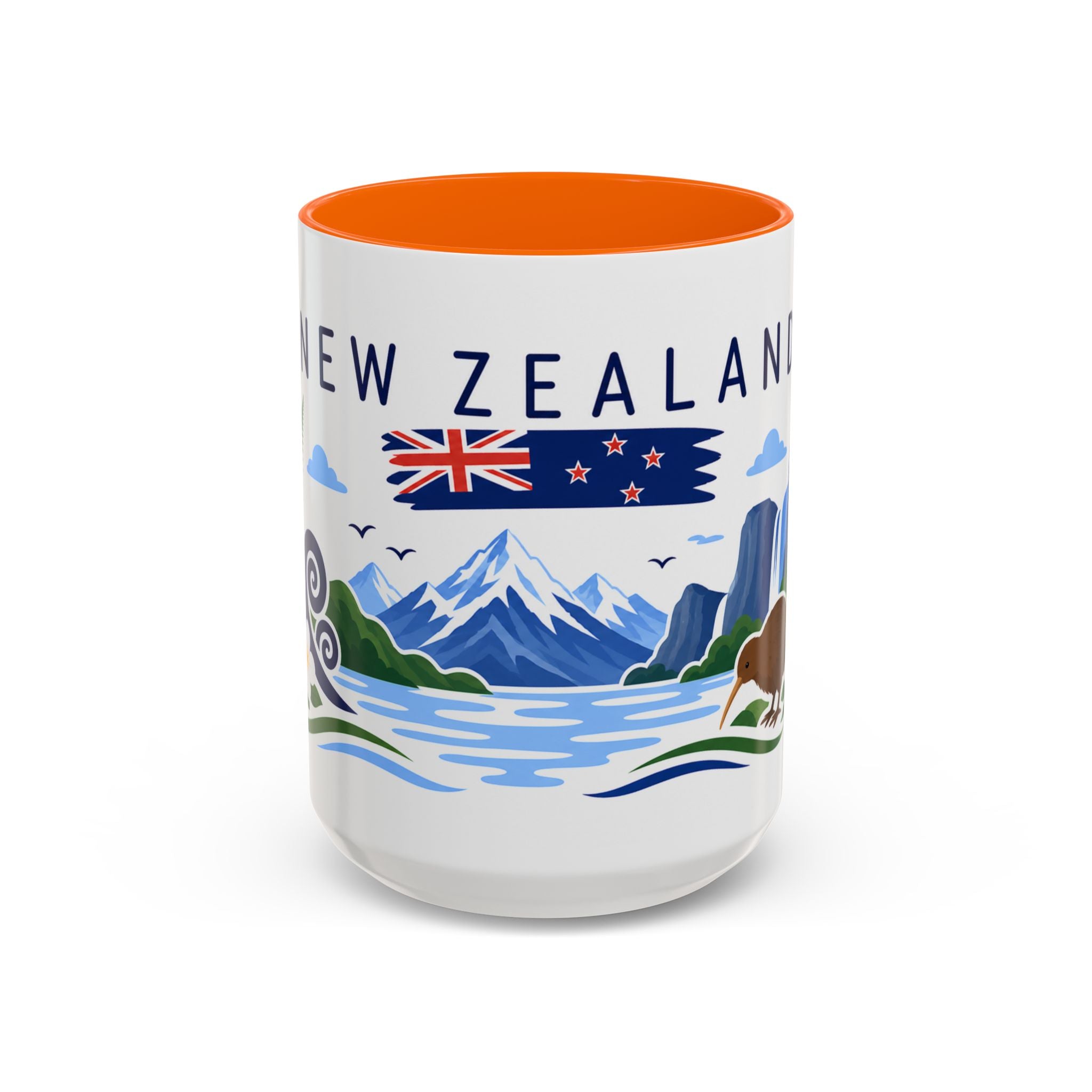 New Zealand Coffee Mug | Travel Souvenir Accent Mug | Country Gift Ceramic Cup 11oz 15oz