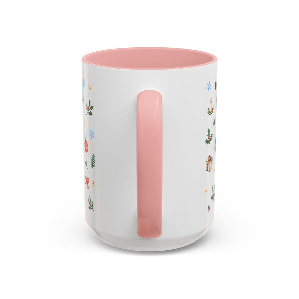 Nashville Christmas Mug | Watercolor City Souvenir, Acoustic Guitar, Harmonica (11oz 15oz)