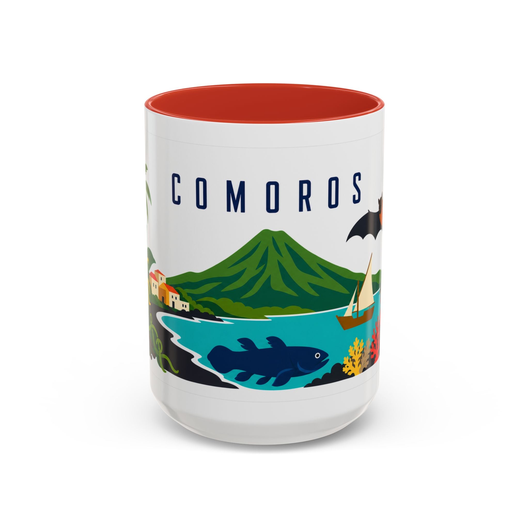 Comoros Coffee Mug | Travel Souvenir Accent Mug | Country Gift Ceramic Cup 11oz 15oz