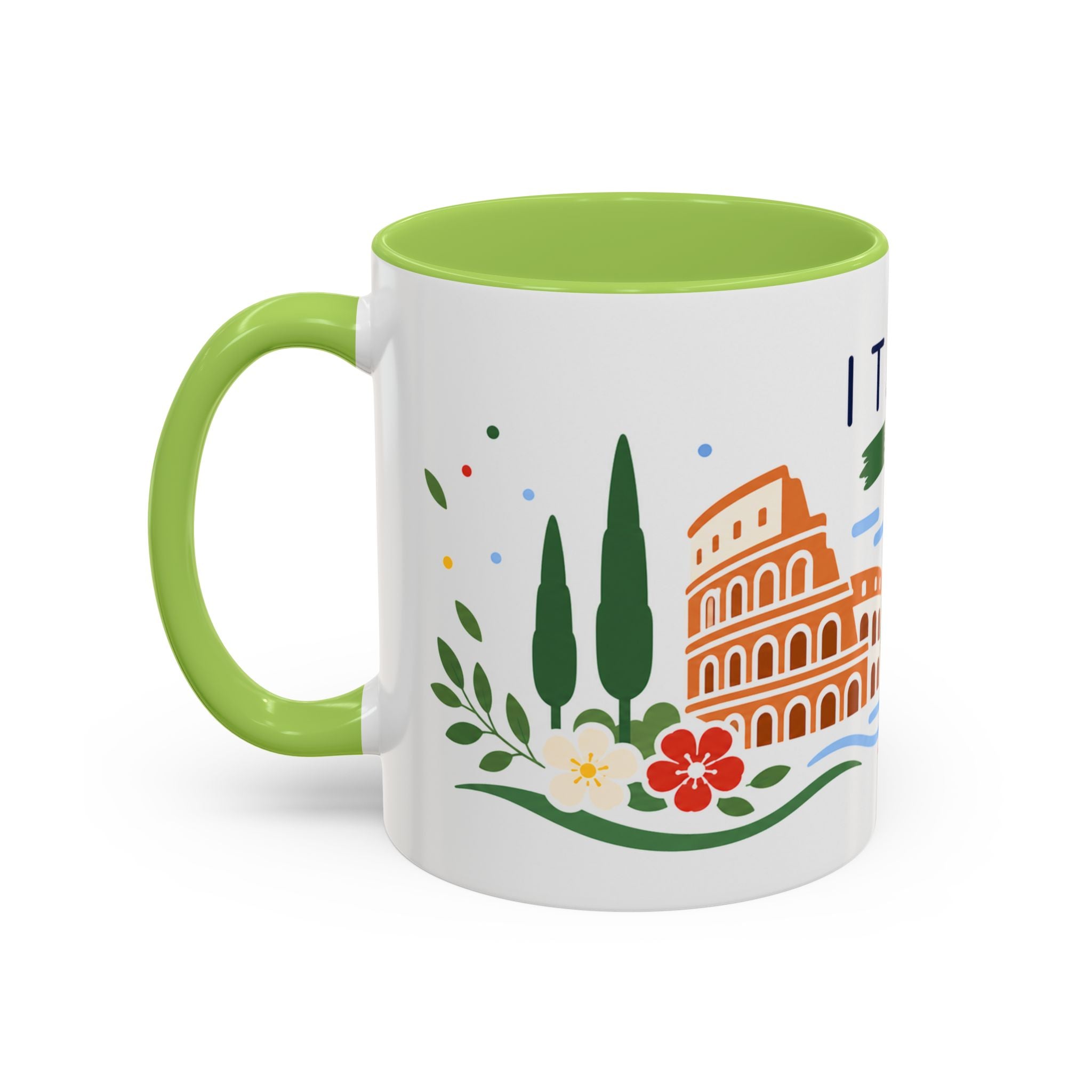 Italy Coffee Mug | Travel Souvenir Accent Mug | Country Gift Ceramic Cup 11oz 15oz