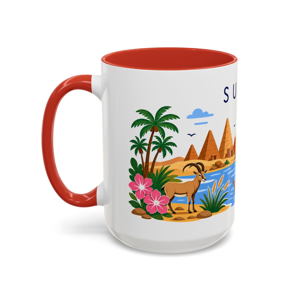 Sudan Home Country Mug | Moving Away Gift | Long Distance Friendship | 11 oz 15 oz Accent Mug