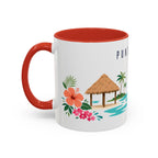 Punta Cana Coffee Mug | Dominican Republic Travel Souvenir | Porcelain Decal City Gift | 11oz 15oz Accent Mug