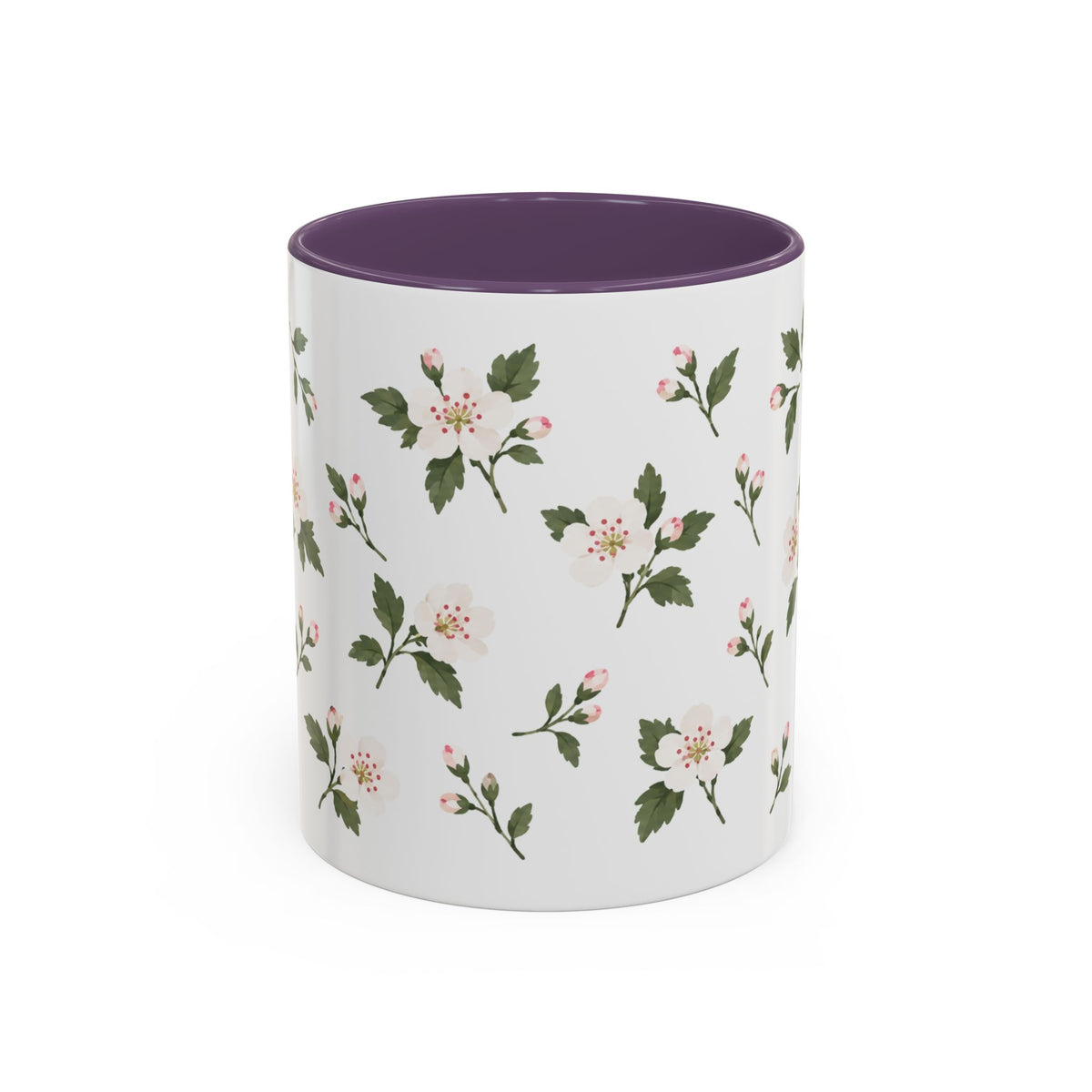 Missouri Hawthorn Mug, State Flower Floral Coffee Cup, 11oz Botanical Gift