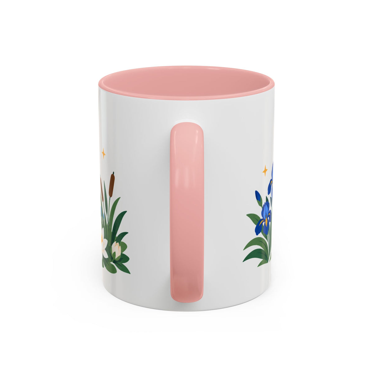 Aquarius Zodiac Coffee Mug | Water Bearer Design | Astrology Birthday Gift | 11 oz 15 oz Ceramic Accent Mug