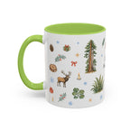 Redwood National Park Christmas Mug | Watercolor Travel Souvenir | Holiday Gift | Accent Ceramic Coffee Cup 11oz 15oz