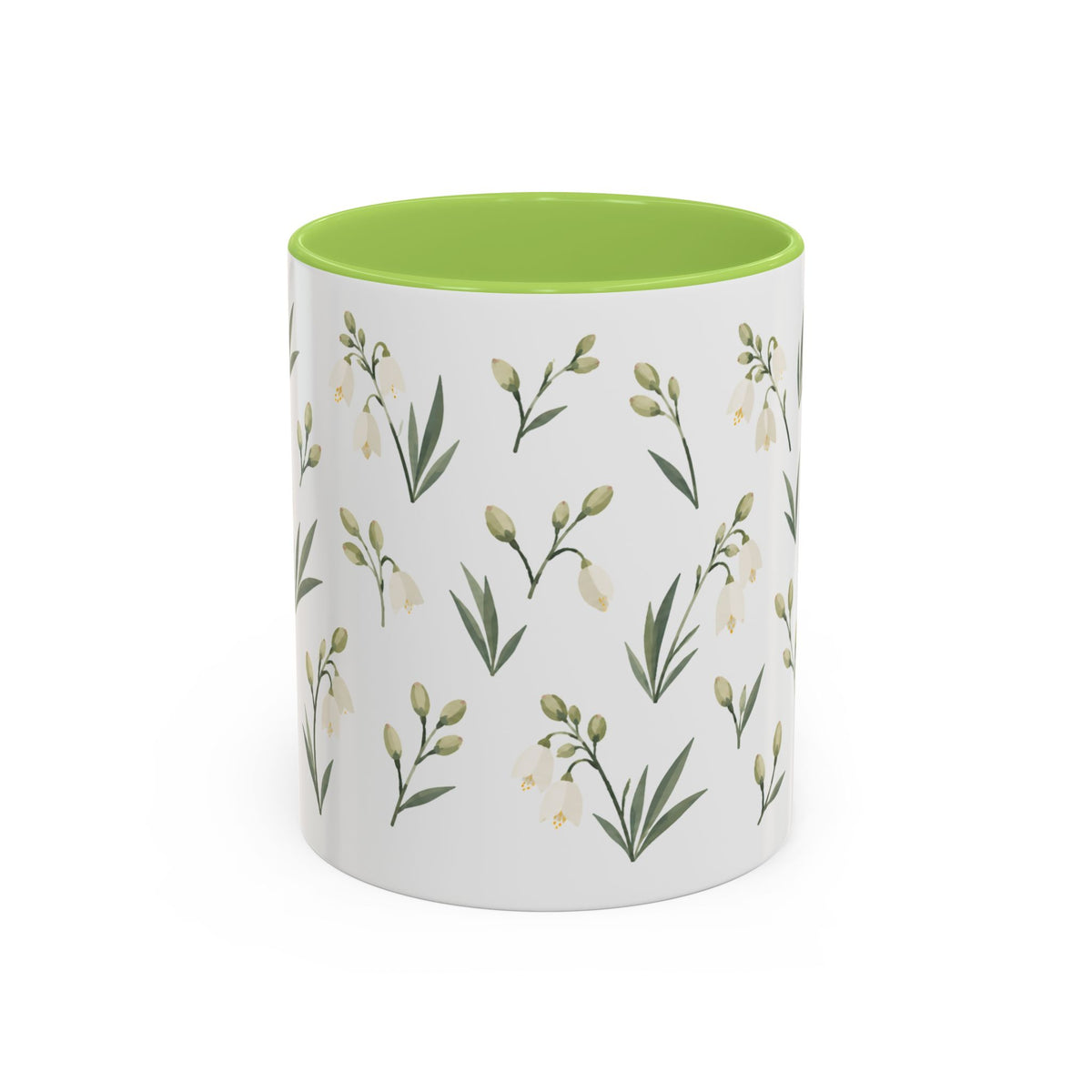 New Mexico Yucca Flower Mug, State Flower Floral Coffee Cup, 11oz Botanical Gift