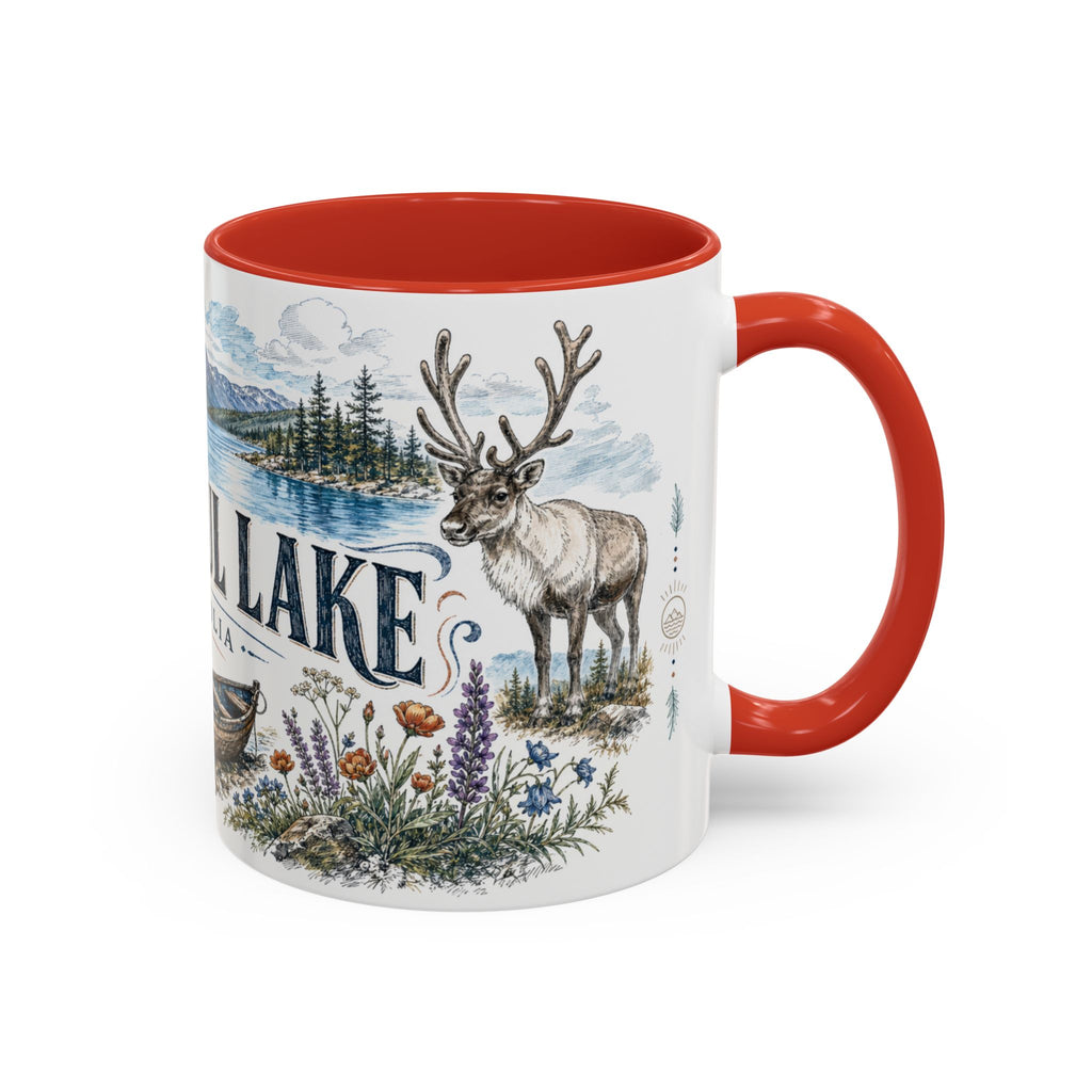 Khuvsgul Lake Mug, Mongolia Travel Souvenir, Bucket List Gift, Accent Ceramic Coffee Mug 11oz 15oz