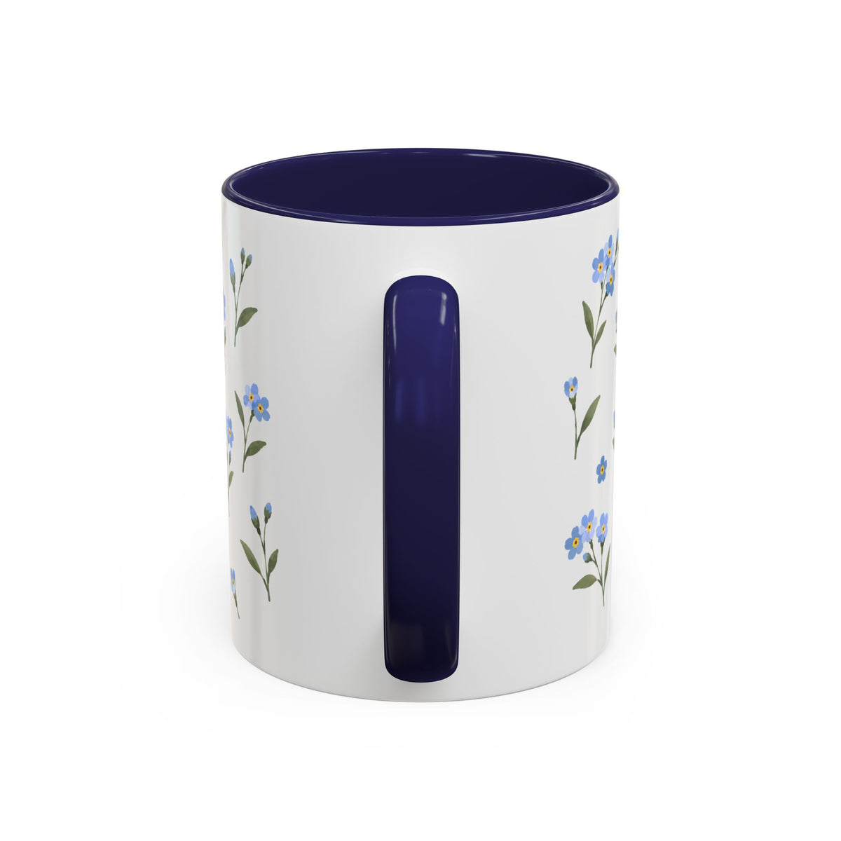 Alaska Forget-me-not Mug, State Flower Floral Coffee Cup, 11oz Botanical Gift