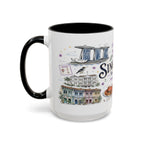 Singapore Coffee Mug | Asia Souvenir Travel Gift | Accent Color Ceramic 11oz 15oz