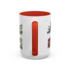 Cleveland Illustrated Travel Mug | City Souvenir Accent Coffee Mug | 11oz 15oz Ceramic Cup
