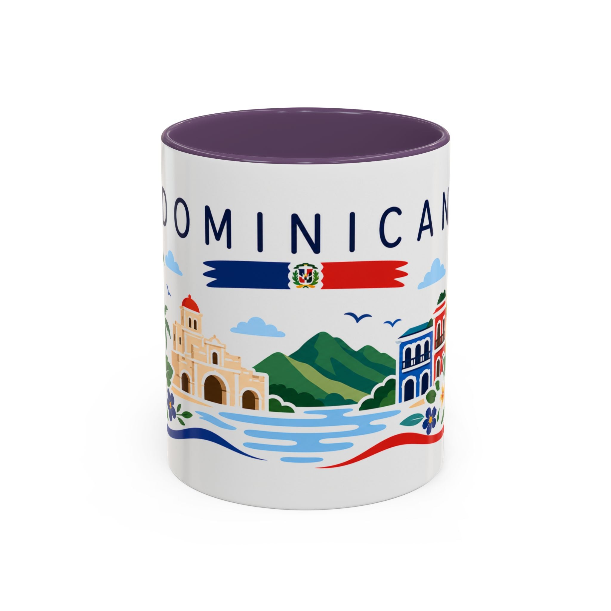 Dominican Republic Coffee Mug | Travel Souvenir Accent Mug | Country Gift Ceramic Cup 11oz 15oz