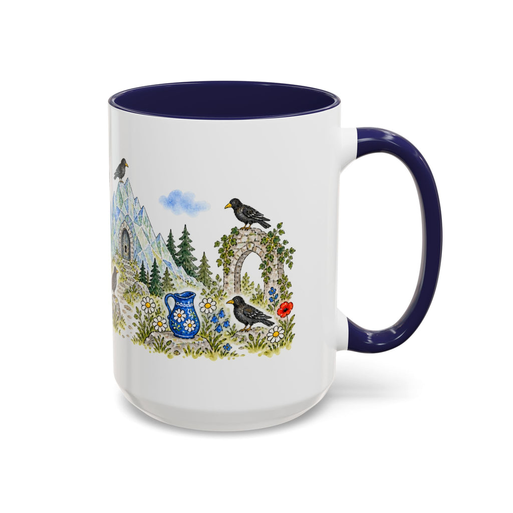 The Seven Ravens Mug | Storybook Fairy Tale Accent Coffee Mug | EveryLegend