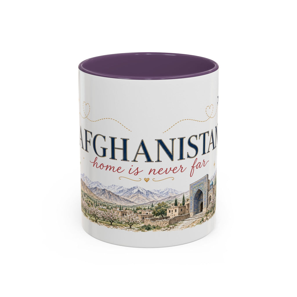 Afghanistan Home Country Mug | Moving Away Gift | Long Distance Friendship | 11 oz 15 oz Accent Mug