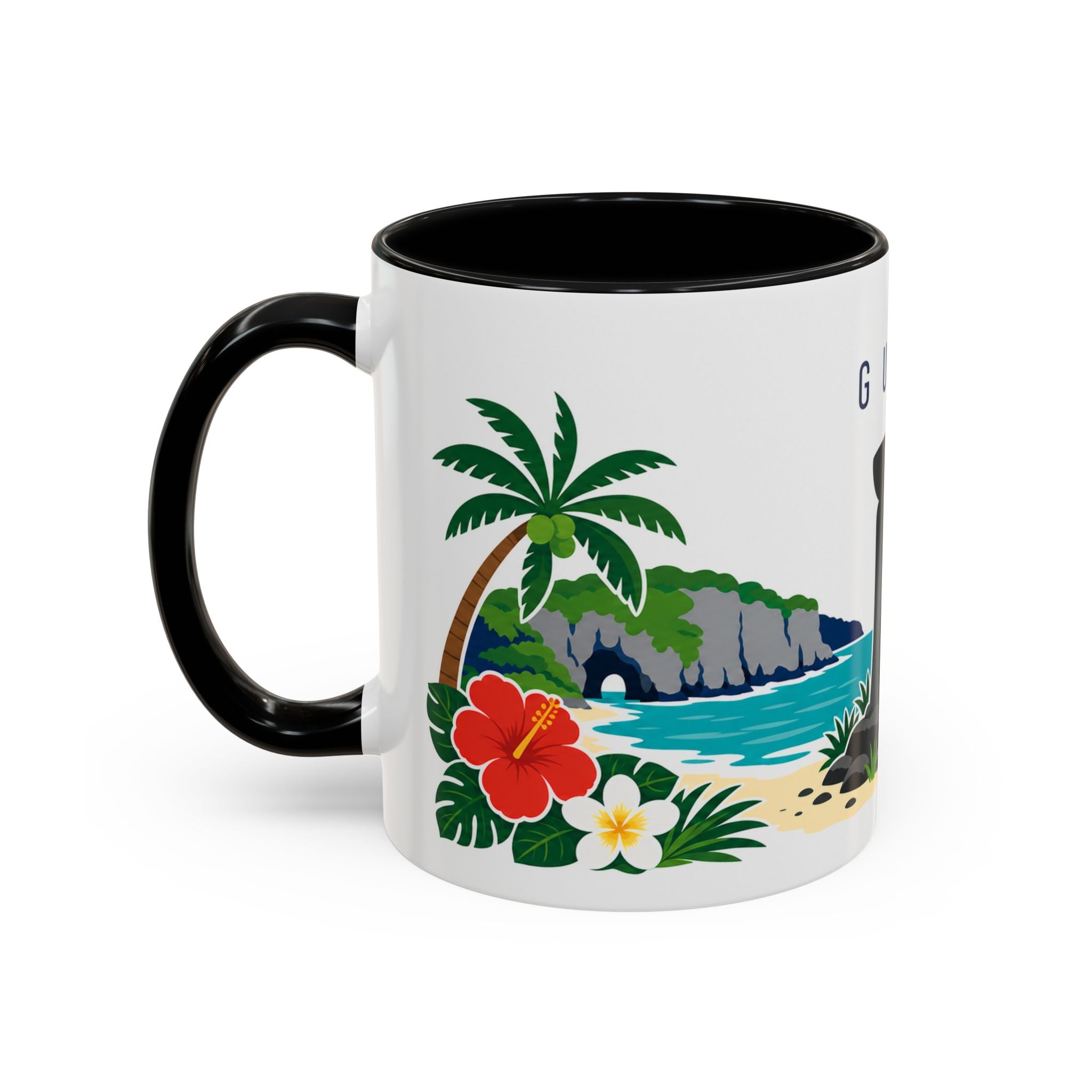 Guam Coffee Mug | Travel Souvenir Accent Mug | Country Gift Ceramic Cup 11oz 15oz