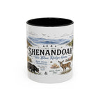 Shenandoah National Park Coffee Mug | Virginia Blue Ridge Hiking Autumn Gift | Accent Color Ceramic 11oz 15oz