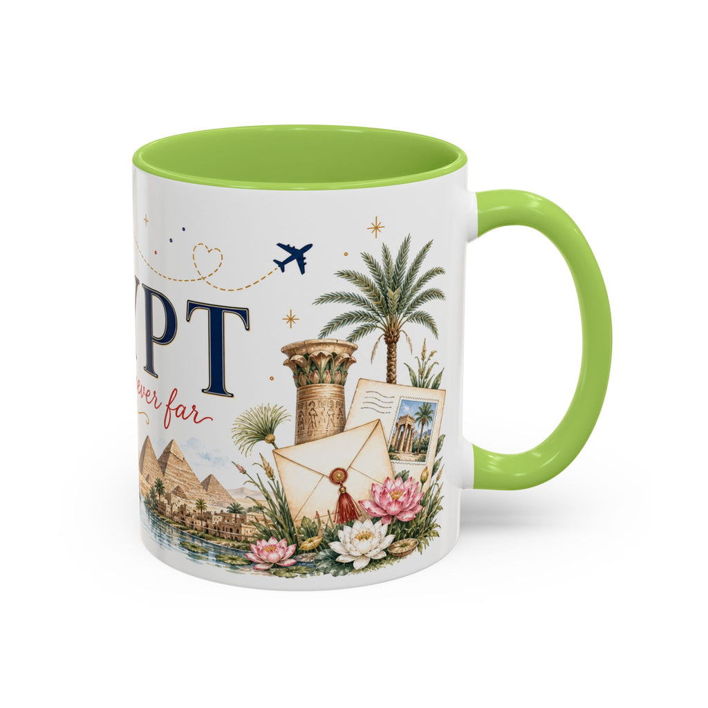 Egypt Home Country Mug | Moving Away Gift | Long Distance Friendship | 11 oz 15 oz Accent Mug