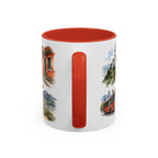 Bogota Coffee Mug | Colombia Travel Souvenir | Vintage Illustrated City Gift | 11 oz 15 oz Accent Mug