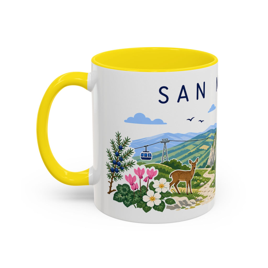 San Marino Coffee Mug | Travel Souvenir Accent Mug | Country Gift Ceramic Cup 11oz 15oz