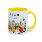 Turkmenistan Coffee Mug | Travel Souvenir Accent Mug | Place Gift Ceramic Cup 11oz 15oz