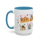 Cairo Coffee Mug | Postage Stamp Collage Mug | Travel Souvenir Accent Cup 11oz 15oz