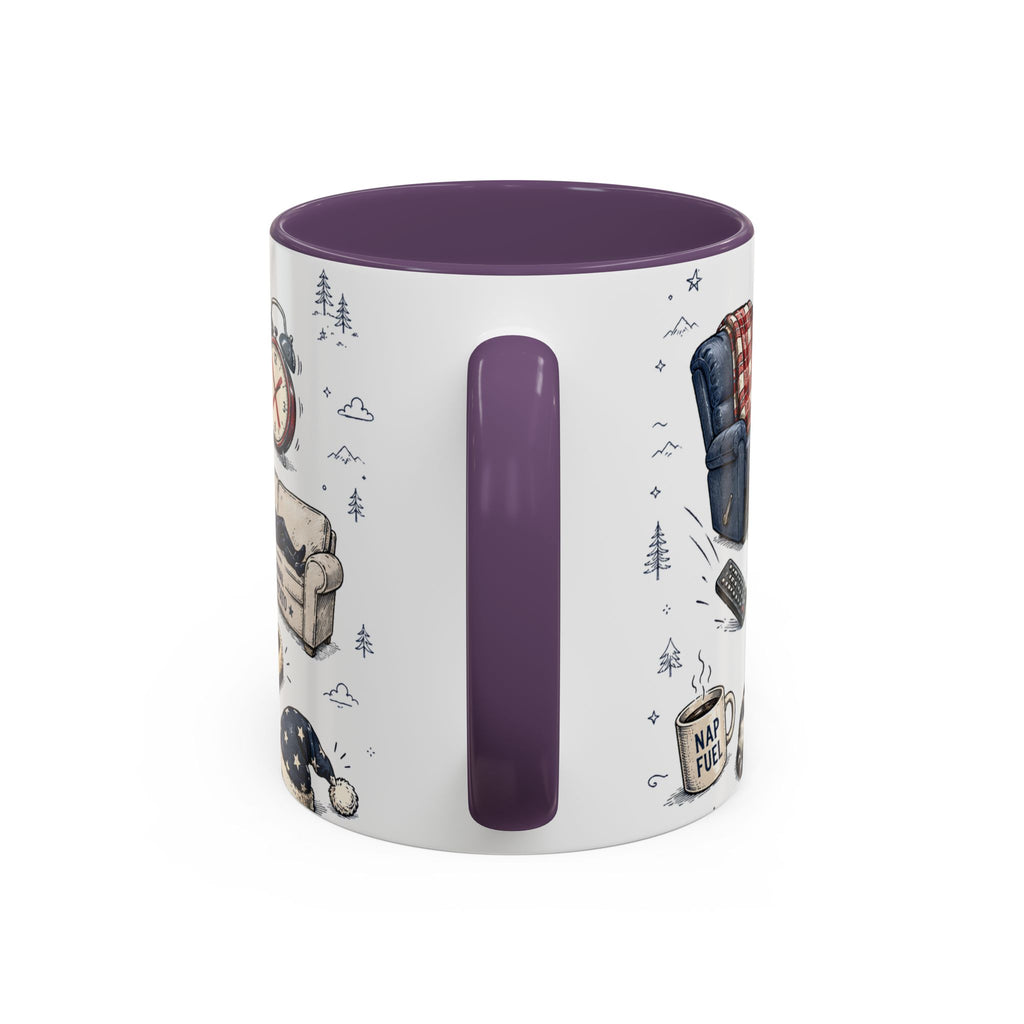 Nap Champion Coffee Mug | Father's Day Gift for Dad | Accent Color Ceramic 11oz 15oz