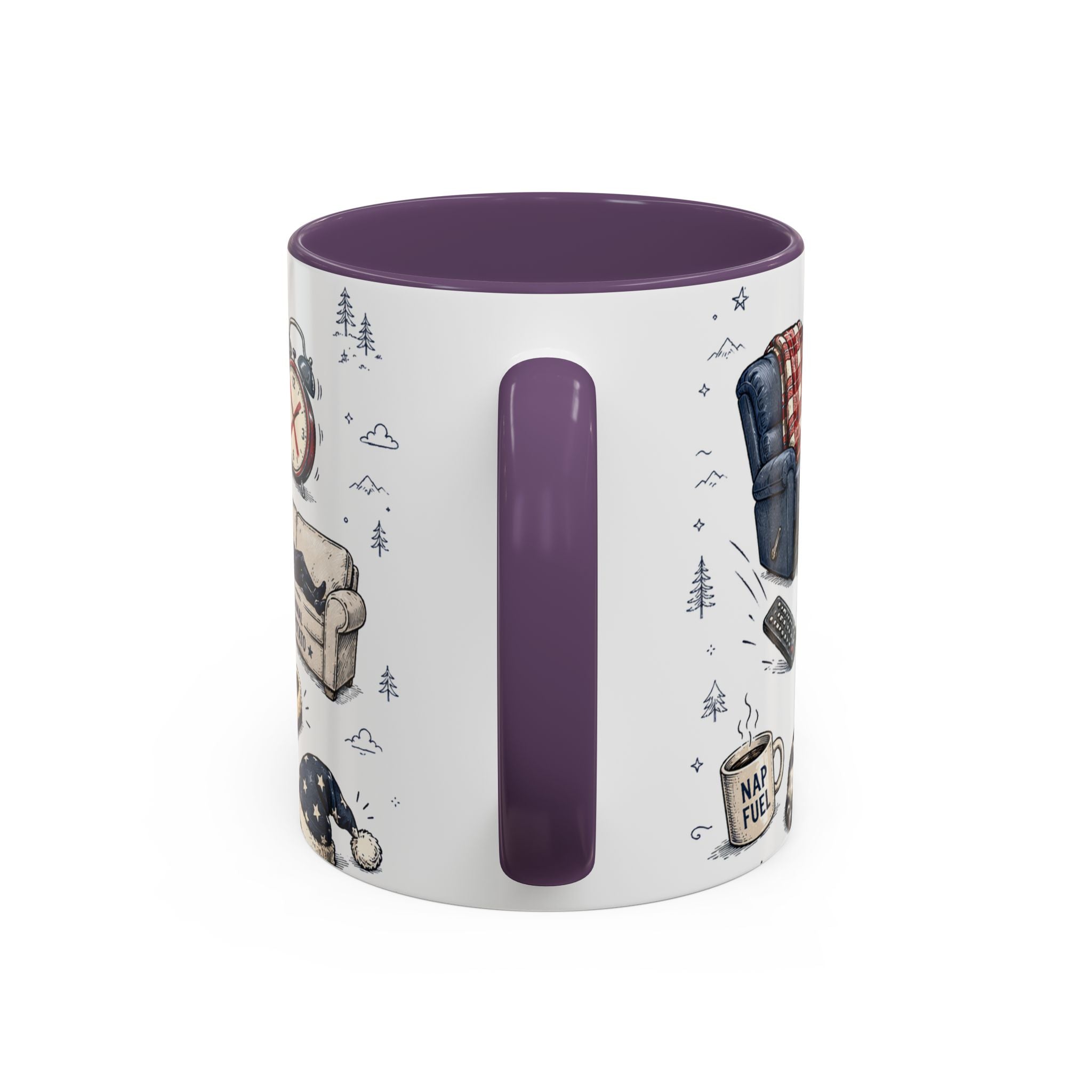 Nap Champion Coffee Mug | Father's Day Gift for Dad | Accent Color Ceramic 11oz 15oz