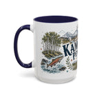 Kamchatka Peninsula Mug, Russia Travel Souvenir, Bucket List Gift, Accent Ceramic Coffee Mug 11oz 15oz