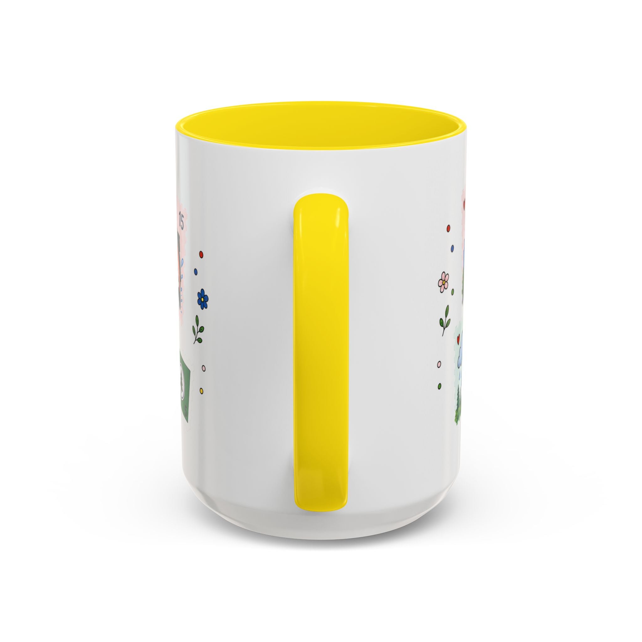 Seattle Coffee Mug | Postage Stamp Collage Mug | Travel Souvenir Accent Cup 11oz 15oz